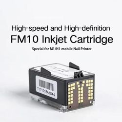 Smart 3D Nail Printer Portable Nail Art Machine 2400DPI WiFi DIY Printing For Home Or Salon Use ink Cartridge Fm10