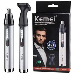 All In 1 Rechargeable Nose Ear Hair Trimmer Grooming Kit km 6652