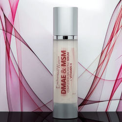 DMAE & MSM Facial Serum Natural Organic Skin Firming Anti Aging Cream For Wrinkles, Pores Collagen Boosting Skincare 3.5 Oz
