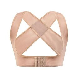 Adjustable Women Back Posture Support Belt Corrector Brace s skin