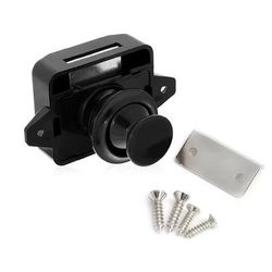 20 Piece RV Push Lock Set For Cabinets And Drawers Child Safety And Furniture Latches carlock001 black