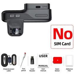 E ACE 4G LTE Dash Cam With GPS & Remote Live View Dual Lens Night Vision Car Recorder For Safety & Surveillance b65 no Sim Card 32g