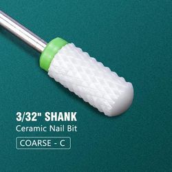 Electric Manicure Drill Bit Set By Dmoley, Ceramic Nail Burr Cutter For Acrylic Nails, Pedicure Tools, And Gel Polish 15