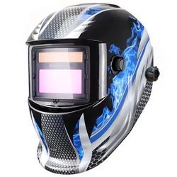 Auto Darkening Welding Helmet With True Color Shield un107blue