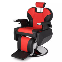 All Purpose Hydraulic Recline Barber Chair, Black & Red Salon Beauty Equipment All Purpose Hydraulic Recline Barber Chair, Black & Red Salon Beauty Equipment