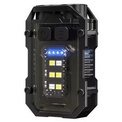 Ultra Bright High Power LED Flashlight Rechargeable Tactical Flashlight For Self Defense & Outdoor Use black