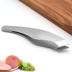 Stainless Steel Tweezers Bone Tweezer Food Clips Food Tongs Hair Removal Tool Angled Ham Pin Bone Pliers for Removing