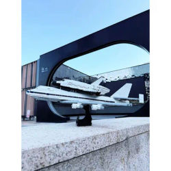 New MOC Space Shuttle rocket model decoration building bricks children's boy holiday gift