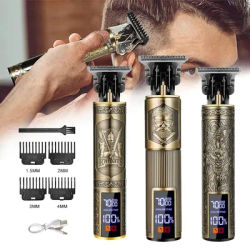 T9 Vintage Electric Shaver Barber Cordless Hair Cutting Machine USB Charging Hair Trimmer Portable Hair Clipper Suitable For Men