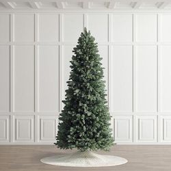 Swiss Pine Slim Profile Quick-Light Tree - 7-1/2' - Frontgate - Christmas Tree