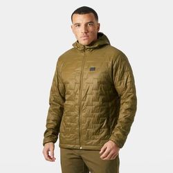 Helly Hansen Men's Lifaloft Hooded Lightweight Insulator Jacket Brown L