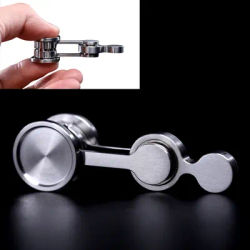 Stainless steel swing ball foldable EDC manual rotator steel swing Fidget rotator adult decompression hypnosis toy casual gift