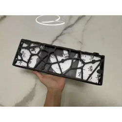 Holy60 Keyboard Base Plate Custom hollow Anime Keyboard Base Acrylic Case for GH60/mad60/Wooting/rakka Keyboard Plate Accessory