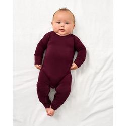 Classic Burgundy Crescent Zippy - 12-18 months