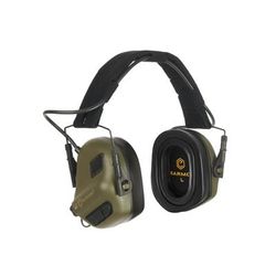 Earmor Electronic Ear Muffs w/ Gel Earpads & AUX Input 22dB Foliage Green M31-FG PLUS