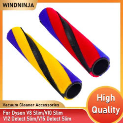 Soft Roller Brush For Dyson V8 Slim/V10 Slim/V12 Detect Slim/V15 Detect Slim Vacuum Cleaner Rolling Brush Replacement Parts