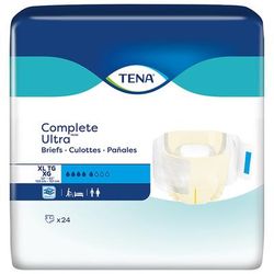 TENA Complete Ultra Unisex Adult Incontinence Brief X-Large Disposable Moderate Absorbency (1160262_CS)