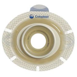 SenSura Click Xpro Ostomy Barrier Trim to Fit, Extended Wear Double Layer Adhesive 40 mm Flange Green Code System 3/8-1-3/8 Inch Opening (734881_BX)