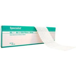 Specialist Plaster Splint 4 X 15 Inch Plaster of Paris White (4799_CS)