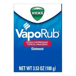 Vicks VapoRub Chest Rub 4.8% - 1.2% - 2.6% Strength Ointment 3.53 oz. (830713_EA)