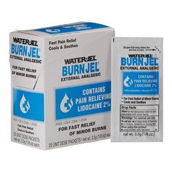 Water Jel Burn Jel Burn Relief Lidocaine Topical Gel 3.5 Gram Individual Packet (786977_CS)