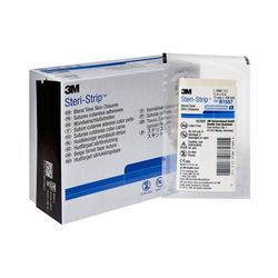 Steri-Strip Skin Closure Strip 1/2 X 4 Inch Nonwoven Material Flexible Strip Tan (304148_CS)