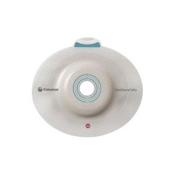 SenSura Mio Click Ostomy Barrier Precut, Extended Wear Elastic Adhesive 60 mm Flange Blue Code System 1-3/8 Inch Opening (1006227_BX)