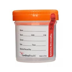 Urine Specimen Container 53 X 62 mm 90 mL (3 oz.) Screw Cap Sterile (1153433_PK)