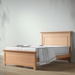 Romina Furniture Karisma Full Bed (Solid Panel)