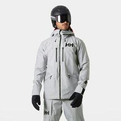 Helly Hansen Men's Garibaldi 2.0 Waterproof Ski Jacket Grey S