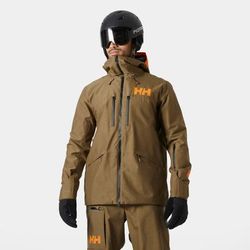 Helly Hansen Men's Garibaldi 2.0 Waterproof Ski Jacket Brown S