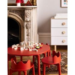 Oeuf Moss Table - Tomato