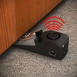 Allarme fermaporta, cuneo di sicurezza portatile per porte, dispositivo di allerta antintrusione, viaggio, hotel, sicurezza domestica, bloccaporta antifurto, fermaporta, sistema di allarme con suono