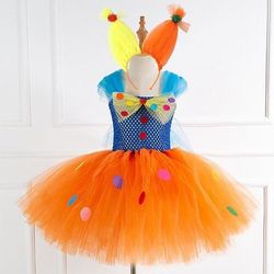 Joker Clown Pomni Halloween Outfit Costume Circo Carnevale Costume Cosplay Bambini Ragazze Carnevale Mardi Gras Spettacolo Festa Palcoscenico Costumi di Halloween Travestimento Facile