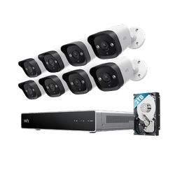 eufy PoE NVR Security System E40- 8× 4K Bullet Cameras