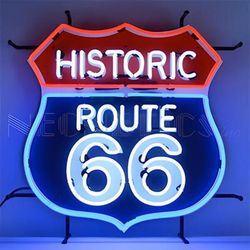 Neonetics Route 66 24-Inch Neon Sign