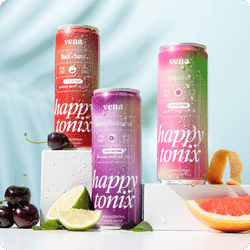 Happy Tonix THC Seltzers | Variety Pack