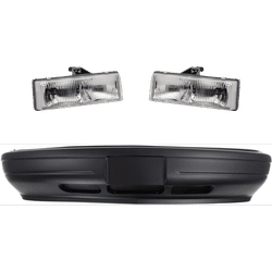 JC Whitney Bumper Cover Primed, Front, 1-year unlimited-mileage warranty KIT-032025-11