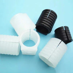 Tapis de Tube antidérapant de Type U, 4/5 pièces, 16mm-32mm, collier de serrage en acier noir/blanc, pied de chaise de bureau à domicile, amortisseur de pare-chocs Anti-inclinaison avant