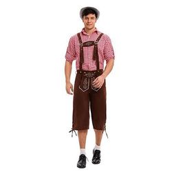 Carnevale Birra Oktoberfest Oktoberfest Abiti Mascherata Lederhosen Bavarese Tedesco Stile Tradizionale Prati Per uomo Carnevale Feste Halloween Panno in stile tradizionale