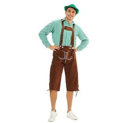 Carnevale Birra Oktoberfest Oktoberfest Abiti Mascherata Lederhosen Bavarese Tedesco Stile Tradizionale Prati Per uomo Carnevale Feste Halloween Panno in stile tradizionale