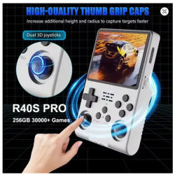 R40s pro Retro Game Console 3.5'' IPS Screen Arkos Auex Linux System 256GB 30000+ Games Portable Video Handheld Game Console