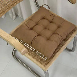 Coussin en lin perle coton carré tabouret dossier oreiller maison bureau ordinateur chaise tapis de protection coussin de siège fesses chaise tapis
