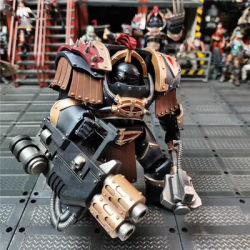 【Accessories】JOYTOY Warhammer 1/18 Sons of Horus Justaerin Terminator Squad Justaerin with Multi-melta and Power Maul