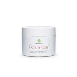 Cannabilla - Scrub Viso alla Canapa 50 ml Detergente