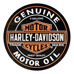 PERGL Harley Davidson Motor Oil 36-Inch Metal Sign