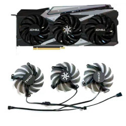 Kankeirr New GPU graphics card replacement fan 4PIN 85MM CF-12915S for Inno3d Geforce RTX3070TI 3080 3080TI 3090 Ichill X3/X4