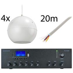 Monacor 4x EDL-420/WS PA-812DAP Bundle