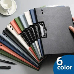 1PC A4 File Folder with Cover - Document Organizer Clipboard for Business & School, Office Stationery Supplies, Paper Holder