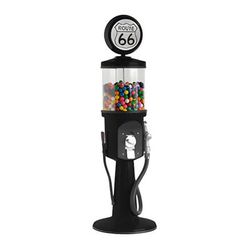 Roadside Relics Route 66 Retro Gas Pump Replica Mini Gravity Feed Gumball Machine